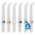 Flosser Replacement Tips for Water Flosser , Reach Flosser Refill Heads Replacement Heads for , Compatible with Oral Irrigator & Dental Flosser, Orthodontic Tips