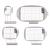 Sew Tech Embroidery Hoops for Brother Innovis NQ1600E NQ1700E NQ1400E NQ3600D Dream Machine 2 VE2200 4000D 1500D V7 V5 VM5200 Babylock Embroidery Machine Hoop (4in1-B Set)