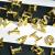 52 Pcs 3D Metal Nail Studs Decoration Glitter Gold Capital English Letters and Rhinestone Combination Set DIY Designs Supplies for Women