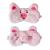 UTENEW 2 Pack Pink Pig Sleeping Eye Mask Blindfold Soft Light-Blocking Night Eye Covers Silky Comfortable Elastic Band for Travel Nap Time Night's Rest