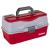 Flambeau Outdoors 6383TB 3-Tray - Classic Tray Tackle Box - Red/Gray