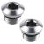 E-outstanding Low Pressure Port Plug 2PCS First Stage 3/8-24 Stainless Steel Scuba Diving Regulator with Leak-Proof O-Ring