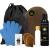 Tan Physics Self Tanner (11pc Deluxe Bundle) Tan Physics True Color Sunless Tanner - Travel Bag & Bottle  Gloves  Application Mitt & Detail Applicator Tanner + 10 Pc Bundle