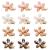 MIAO JIN 12Pcs Crystal Hair Clips Pearls Alligator Hairpins Small Mini Flower Hair Barrettes for Women's and Girls Hair Accessories White Pink Gray Champagne
