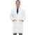 NY Threads Professional Lab Coat for Men Full Sleeve Poly Cotton Long Medical Coat White Large