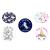 Dexcom G6 Unicorn Theme precut Adhesive Patches 5 Pack. Split Backing.
