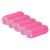 Cuttte 500 PCS Disposable Microbrush Applicators Microfiber Wands for Eyelashes Extensions and Makeup Application (Head Diameter: 2.0mm) Pink
