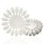 Honbay 20PCS Plastic 18 Tips False Nail Swatches Wheels Nail Art Color Polish Display Wheel for Manicure