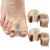 Toe Straightener-Soft and Skin Friendly Hammertoe Corrector  Double Orifice Design Big Toe Separator  Relieve Foot Pain Toe Separator  Suitable for Overlapping  Hallux Valgus  Hammer Toe