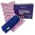 Solayman's Lavender Heating Pad Microwavable with Blue Removable Cover - Warm Compress Moist Heating pad for Back Pain Relief