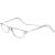 TBOC Reading Glass reading aid for men and women - diopttria +1.00 Transparent version glasses with a strong foldable adjustable trend woman man senior magnetic closure clip antiquity presbyopia +1.00 dioptria (1 Pack) transparent