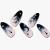GLAMERMAID Short Almond Press on Nails, Ombre French Tip Fake Nails Medium Oval Black Gothic False Nail Kits UV Finish Stiletto Acrylic Stick Glue on Nails Sets Reusable Full Cover Nails for Women Girls Gift, 24Pcs A1-Leaves Under Moonnight