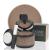 Full -look base powder - Hair powder Hair base Volume for women and men hair compression hair styling powder hairline conceal as a waterproof hair make -up - 4g (light brown)