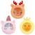 Hilph Ice Pack for Kids Boo Boos, 3 Pack Kids Hot Cold Ice Pack Baby Ice Pack with Soft Sleeve for Children’s Pain Relief, Fever, Wisdom Teeth, Tired Eyes, Headaches Duck&elk&unicorn