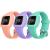 Mosstek Compatible with Garmin Vivofit Jr. 3 Bands for Kids, Soft Sport Silicone Wristbands Compatible with GarminFit Jr. 3 Swim-Friendly Adjustable Replacement Boys Girls, 3 Pack Pink+Lavender+Teal 5.1-7.1 Inches A Pink+L…