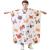 Barber Cape for Kids, Iusmnur Professional Hair Salon Cape with Adjustable Neck Strap, Shampoo Hair Cutting Cape for Salon and Home - 51 x 36 inches (Cartoon Dog & Cat Pattern) White