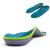 Plantar Fasciitis Arch Support Orthopedic Insoles Relieve Flat Feet Heel Pain Shock Absorption Comfortable Inserts UK-10-29CM--11.42" Green