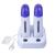 Nynelly Portable Double Depilatory Roll on Wax Warmer with Heater Base for Women Men Hair leg Armpit Bikini