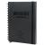 Hardcover Fitness Journal Workout Planner for Men & Women - A5 Sturdy Workout Log Book to Track Gym & Home Workouts Pack of 1 Black