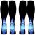 Calves Kelson (2 Pairs) Compression Socks/Stockings for Men & Women.Speed Recovery BEST Graduated Athletic Fit for Travel L-XL Black & Blue L-XL