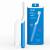 quip Kids Electric Toothbrush - Sonic Toothbrush with Small Brush Head, Travel Cover & Mirror Mount, Soft Bristles, Timer, and Rubber Handle - Blue