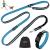 Etaccu double linen free -handed practice lines with rolling lines 3m for medium dog up to 50 kg large dogs robust non -slip handle without involvement reflective (blue) l 3m 50kg blue