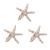 SIOPPKIK 3pcs Starfish Hair Clips Girls Flower Girl Accessories for Wedding Diamond Hair Clip Hairpin