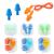 6 pair of silicone earplugs - earplugs with noise suppression - swimming earplugs - earplugs for sleeping - noise reduction hearing protection waterproof