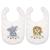 Design Works Crafts Janlynn Stamped for Cross Stitch Baby Bib Kit  in The Jungle