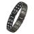 Jeracol Magnetic Bracelets for Men Titanium Steel Magnetic Brazaletes with Double Row Ultra Strength Magnets Adjustable Wristband with Removal Tool & Jewelry Gift Box A-grey