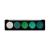 Profusion Cosmetics Emerald Gems 5 Shade Glitter Eyeshadow Palette Multicolour