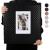 RECUTMS Photo Album 4x6 600 Photos Black Inner Page Button Grain Leather Big Capacity Pockets Pictures Album Birthday Christmas Photo Albums Wedding Anniversary (Black) A-black