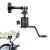 Aluminum motorcycle rear-view mirror 360 rotation metal bracket Holding clamp compatible for GoPro Max Hero 12/11/10/8/7/6/5 yi akaso SJCAM DJI Osmo and other action-cameras