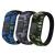 iBREK for Garmin Vivofit jr/jr 2/3 Bands, Silicone Stretchy Replacement Watch Bands for Kids Boys Girls Small Large(No Tracker)-Small,3 Pack:Blue&Green&Gray Camo 3 Pack:Blue&Green&Gray Camo Small