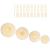 4pcs Hair Donut Hair Bun Shaper Set 4 Sizes Beige Donut Bun Maker With 12 Golden Bobby Pins Hair Donut Bun Ring Easy Bun Maker for Hair Blonde Doughnut Bun Hair Accessories Buns Shaper