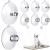 8 Pcs Suction Cups Cat Window Perch Cat Window Hammock Replacement Suction Cup for Kitty Cat Window Perches Bed Seat Hammock Pet Supplies, 2 Styles Vivid Style