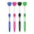 Orabrush Tongue Scraper, Tongue Cleaner Helps Fight Bad Breath, 4 Tongue Scrapers 4 Count (Pack of 1) Multicolored
