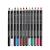 12 Colors Kajal Set - colorful waterproof eyeliner pencils for soft transitions eye pencil liner eye make-up by "Linble"