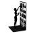 balvi - The Library metal bookend. Black