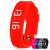 TabTime Vibrating Alarm Reminder Watch - with up to 10 Personal Alarms or Pill Reminders per Day (Red Small) Red Small