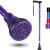 Rehand All Terrain Walking Cane, Colorful Foldable Walking Sticks for Seniors & Adults, Pivot Tip and Heavy Duty Mobility Aid, Collapsible Cane for Men & Women Romance Purple