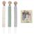 Ruby 3PCs pacifier chain fabric set pacifier band cotton cotton pacifier chain girls and pacifier chain young pacifier chains with beech wood clip green