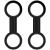 SIXQJZML 2 Pieces Scuba Diving Dive Snorkeling Silicone Snorkel Mask Strap Keeper Holder Clip Retainer Attachment Gear Spare Part Accessories