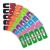 80pcs Nail Peel Off Tapes Disposable Nail Polish Protector Soft U-Shape Spill-proof Sticker Tape for Nail Art Painting Keep Polishing Without Mess