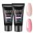 Rosalind pink poly nail gel 2PCs pink poly nail gel 30ml quick extension building acrylic nail gel nail extension gel soac off uv led nail extension gel for beginners professional salon diy set3