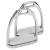 Kerbl 32630 High Grade Steel Stirrup - Silver 12 cm