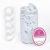 JASVERLIN White Cotton Fabric Hair Ties  Soft Ponytail Scrunchies Hair Bands for Women s Braided Curly Thin Thick Hair  No Damage Crease Seamless Hair Elastic Band 1.5 Inch 100 pcs (White)