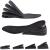 RMENOOR 4 layer increase insole unisex air-padded shoe inserts 3-7.5cm height increate insoles adjustable black shore increase invisible Height booster heel lift for men women