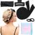New curly winder curls without heat Heatless curlin band with overnight with hairpin slipproof overnight diy hair curler no hea set hair band wave designers for medium long hair black