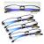 LUFF 4Pcs Anti-Blue-ray Reading Glasses Portable Ultra-Light Readers(2.0X) 2.0X Black